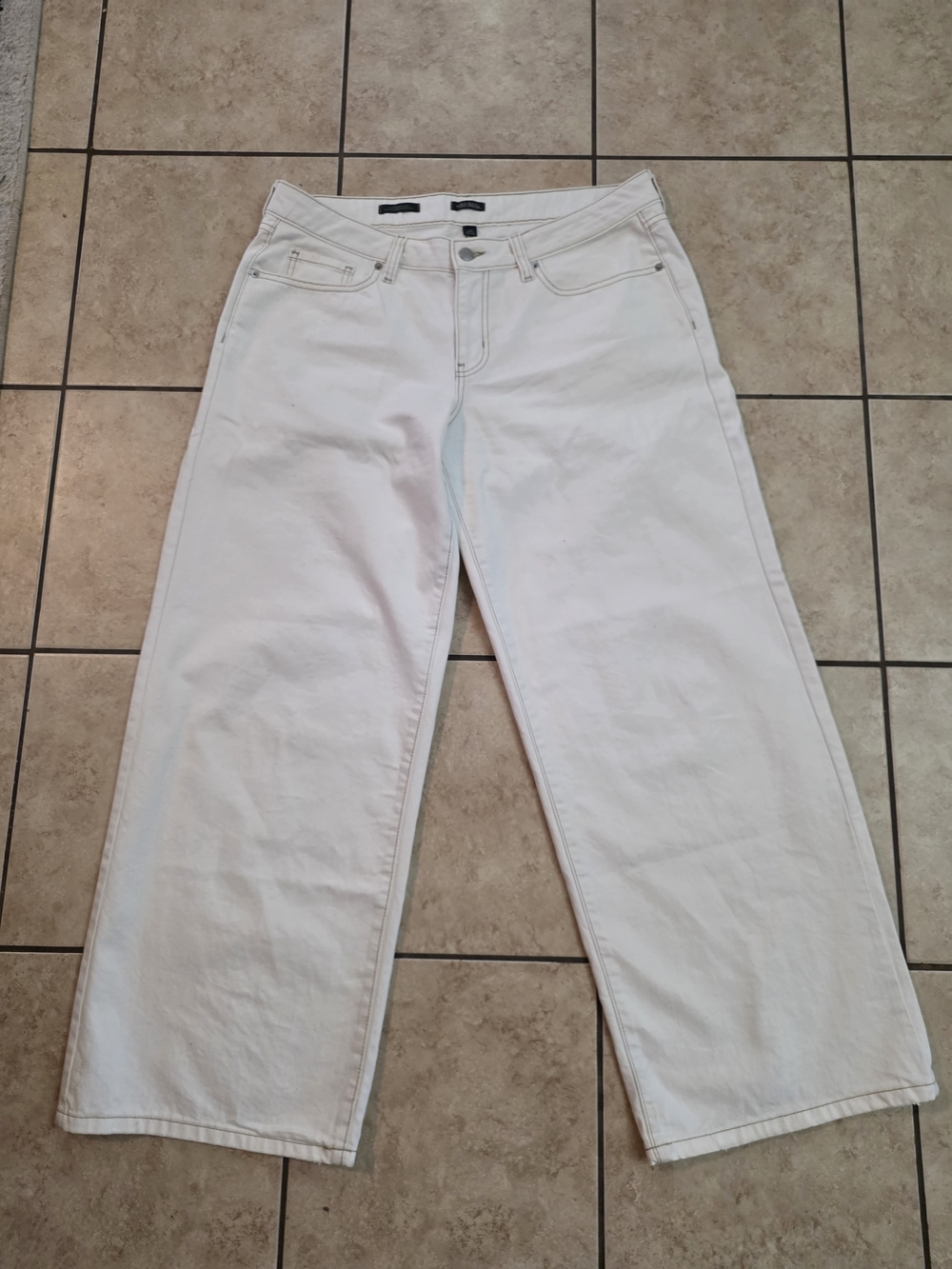 wild fable White Wide-Leg Jeans